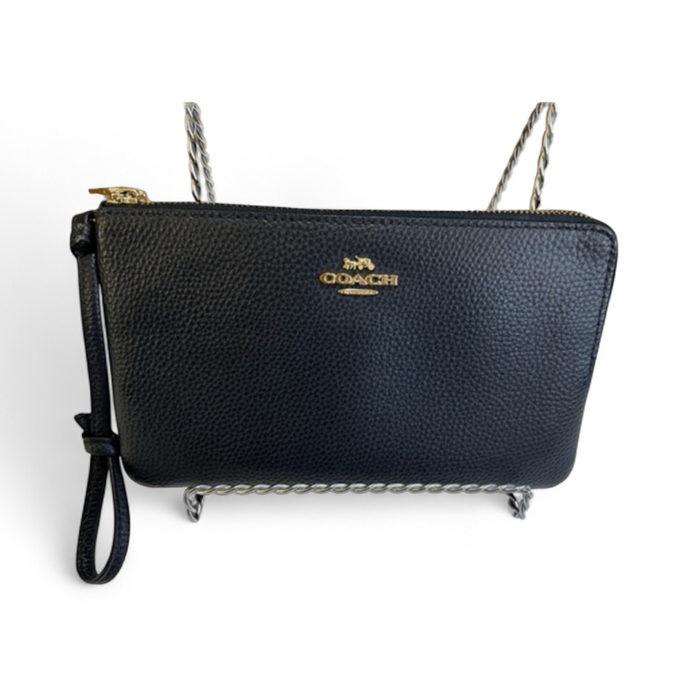 Coach Navy wristlet